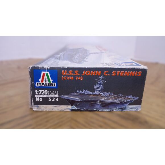 Italeri USS John C Stennis CVN 74 1/720 Nuclear Aircraft Carrier 524 Model Kit - Picture 5 of 6